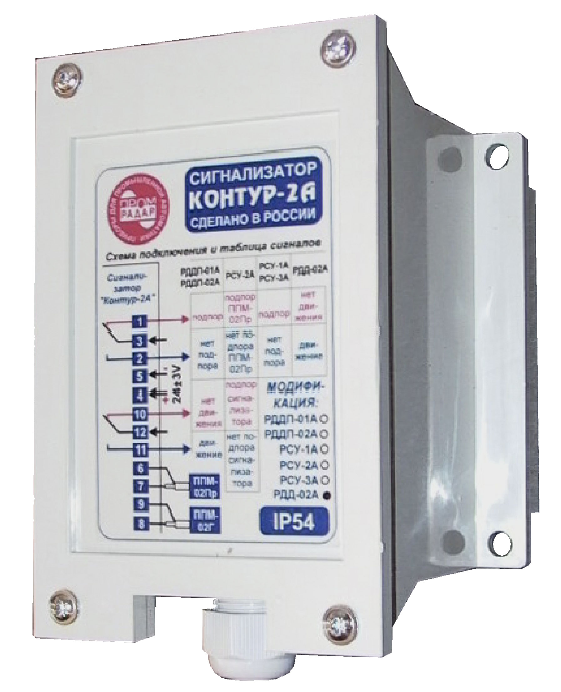 Микроволновые сигнализаторы движения